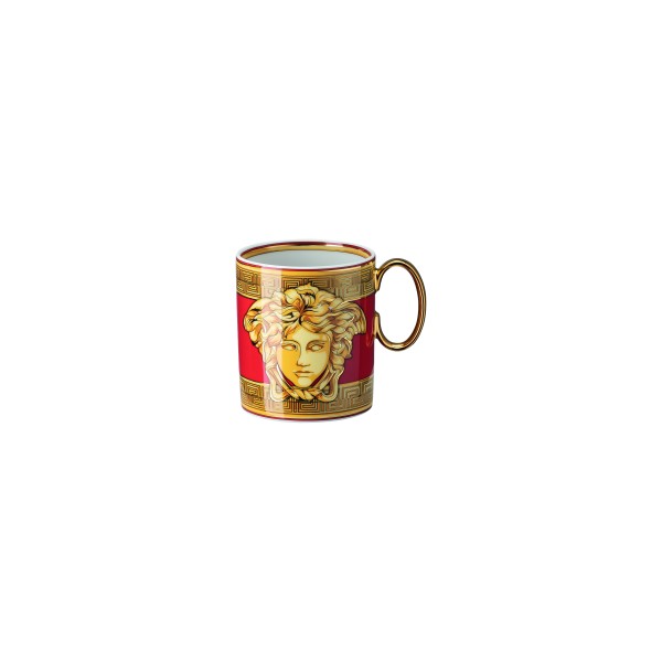 Mug with handle"Medusa Amplified", Golden Coin