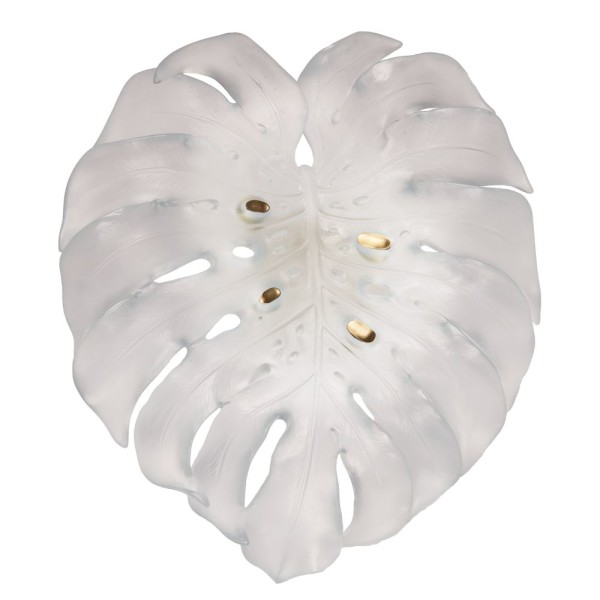 Large Wall lamp by Emilio Robba, "Monstera", White