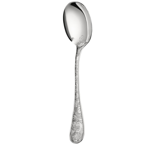 Cream soup spoon, "Jardin d'Eden", silverplated
