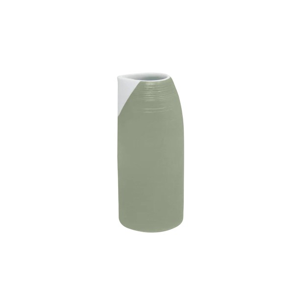 Sake jug, large, "Hemisphere - Colors", Khaki Green