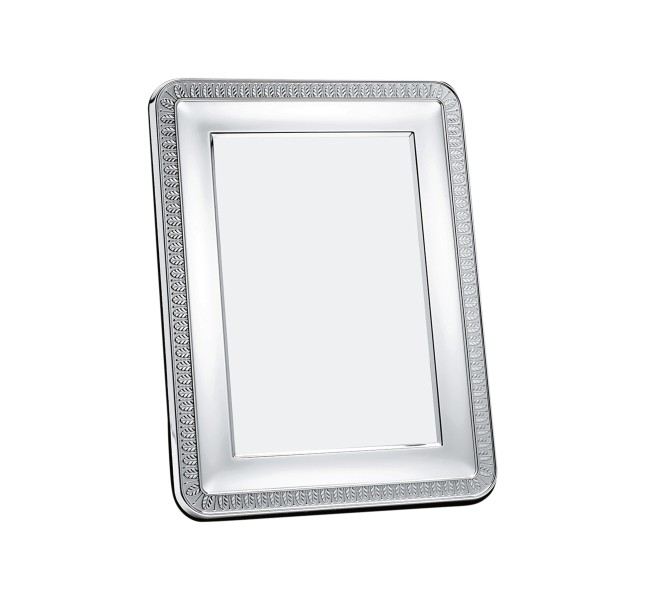 Picture frame - for 9 x 13 cm photos, "Malmaison", silverplated