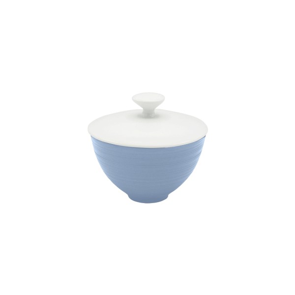 Cov. sugar bowl, small, "Hemisphere - Colors", Storm Blue