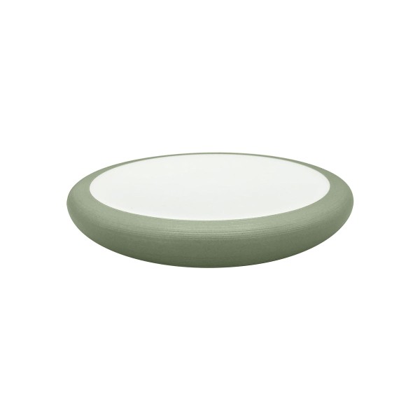 Bubble mini flat plate, "Hemisphere - Colors", Khaki Green