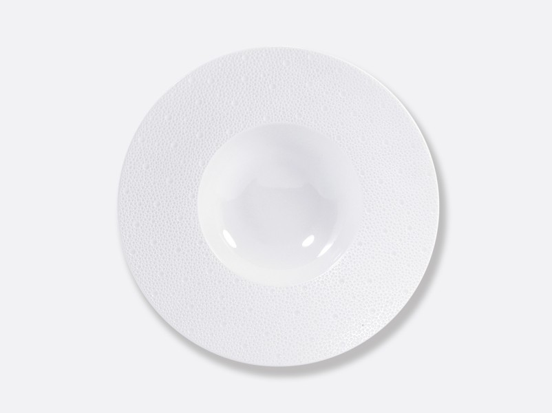 Large rim soup plate 27 cm, "Ecume", white