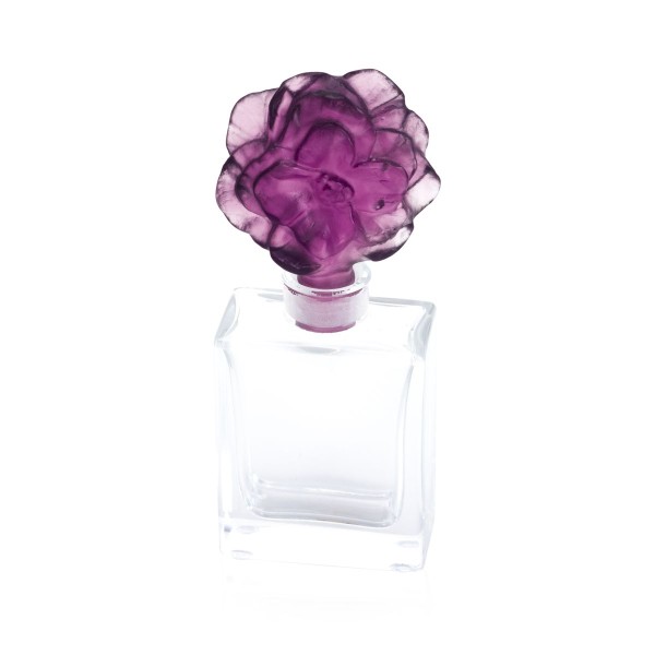Perfume Bottle 30 ml, "Camélia", Purple