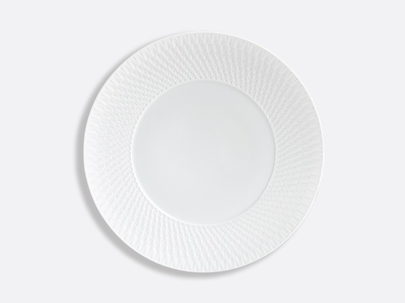 Dinner plate 27 cm, "Twist", white