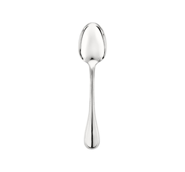 Tea spoon, "Perles", silverplated