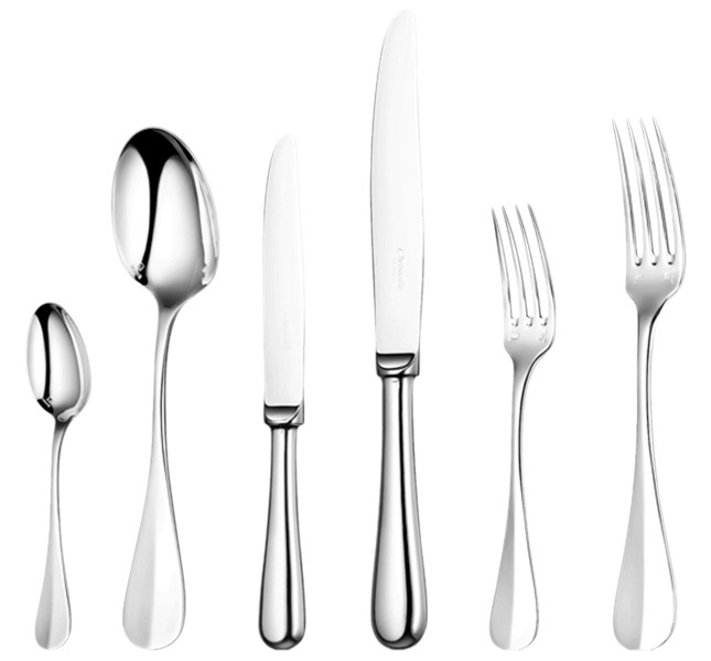 36-piece flatware set with free chest, "Fidelio", silverplated