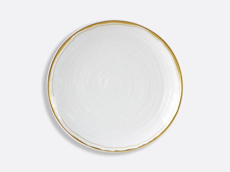 Coupe plate 27 cm, "Albâtre", gold