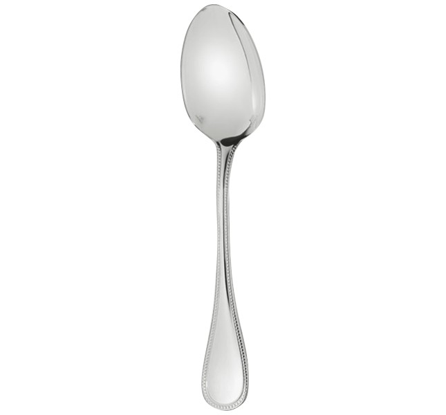 Standard soup spoon, "Perles", sterling silver