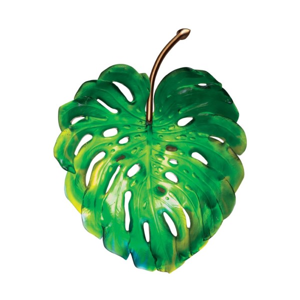 Small Wall lamp by Emilio Robba, "Monstera", Green