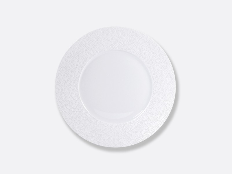 Plate 26 cm, "Ecume", white
