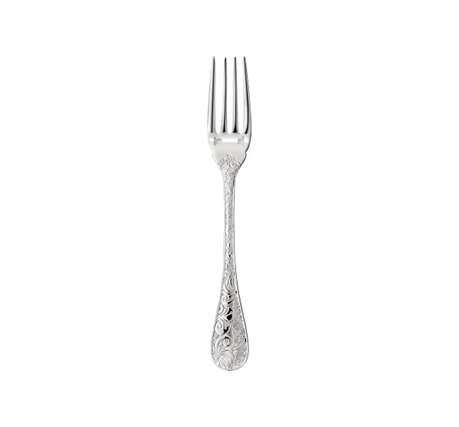 Fish fork, "Jardin d'Eden", silverplated