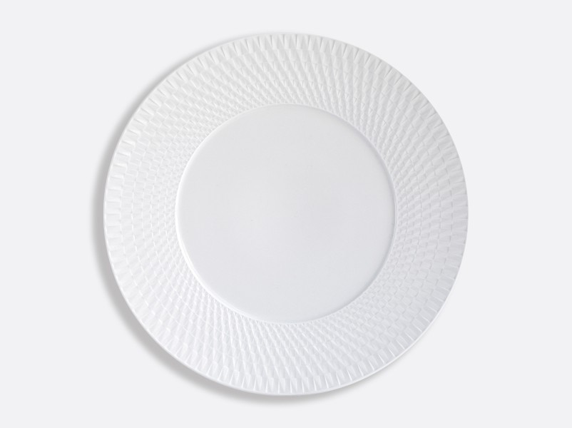 Presentation plate 29.5 cm, "Twist", white