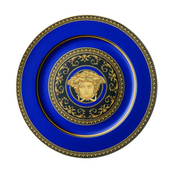 Service Plate 30 cm"Medusa", Medusa blau