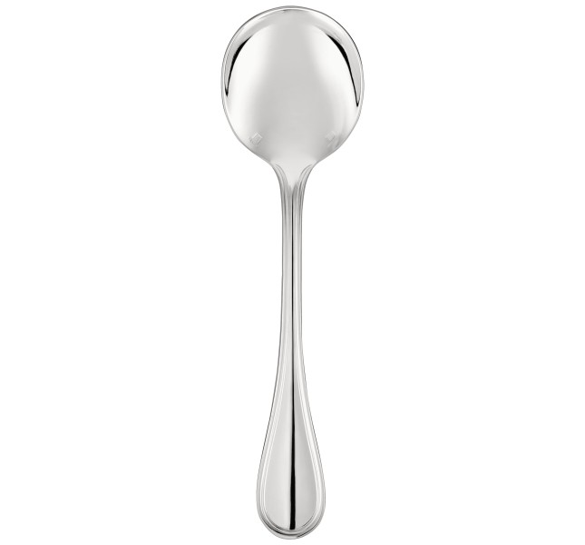 Cream soup spoon, "Albi", silverplated