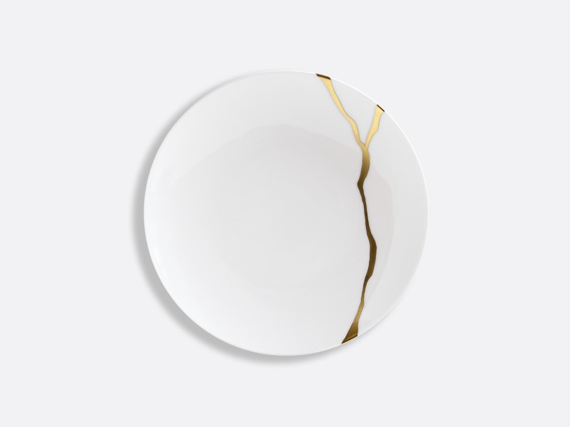 Coupe bread & butter plate 16 cm, "Kintsugi", gold