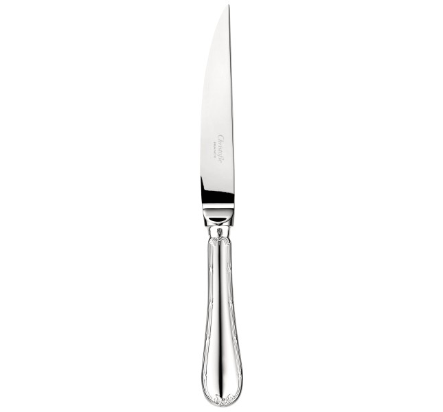 Steak knife, "Rubans", silverplated