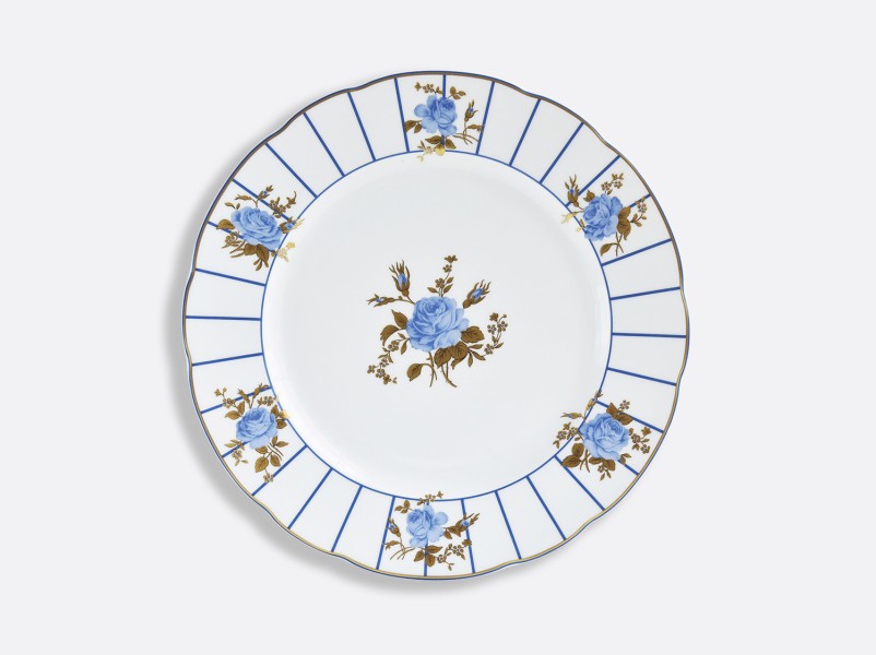 Dinner plate 26.7 cm, "Brocante", gold & blue
