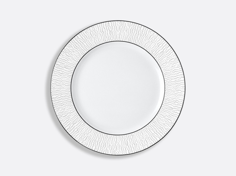 Dinner plate 26 cm, "Dune", platinum