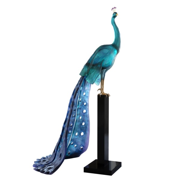Peacock by Madeleine van der Knoop, Blue