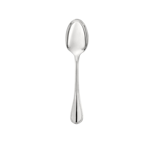 Espresso spoon, "Perles", silverplated