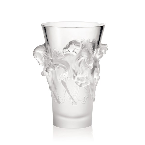 Vase 38 cm, "Equus", klarer kristall