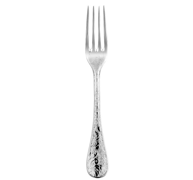 Dinner fork, "Jardin d'Eden", silverplated