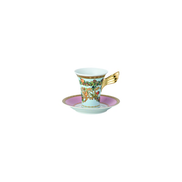 Cup/Saucer 2 tall"Le jardin de Versace", Le jardin de Versace