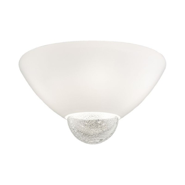 Ceiling Light 46 cm, "Argea", milk white