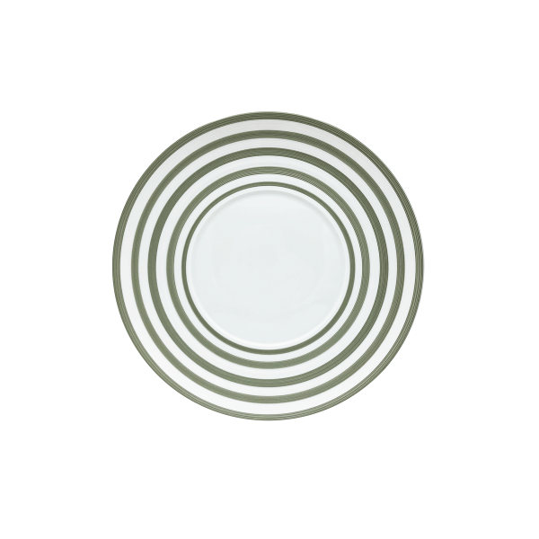 Dinner plate, "Hemisphere - Colors", Striped Khaki Green